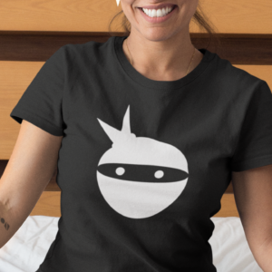 Debt Ninjas Ladies Black T Shirt