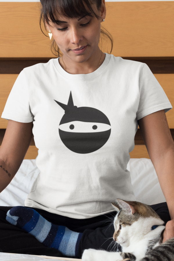 Debt Ninjas White Ladies T Shirt